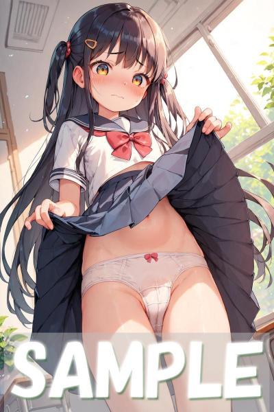 A4サイズ （高画質）ポスター オリジナル アニメ キャラ 同人 水着