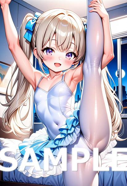 A4サイズ （高画質）ポスター オリジナル アニメ キャラ 同人 水着