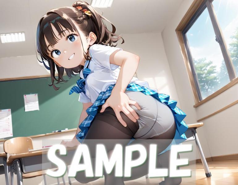 A4サイズ （高画質）ポスター オリジナル アニメ キャラ 同人 水着
