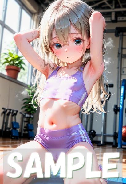 A4サイズ （高画質）ポスター オリジナル アニメ キャラ 同人 水着