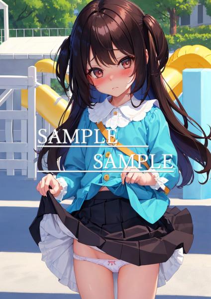 A4サイズ （高画質）ポスター オリジナル アニメ キャラ 同人 水着