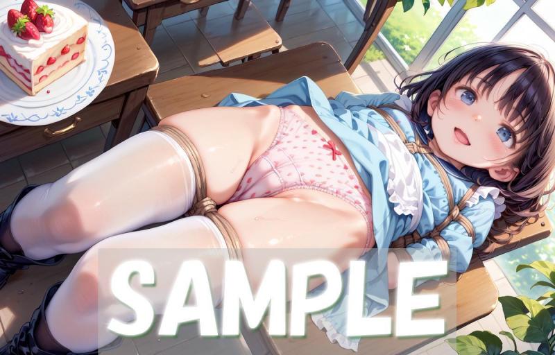 A4サイズ （高画質）ポスター オリジナル アニメ キャラ 同人 水着