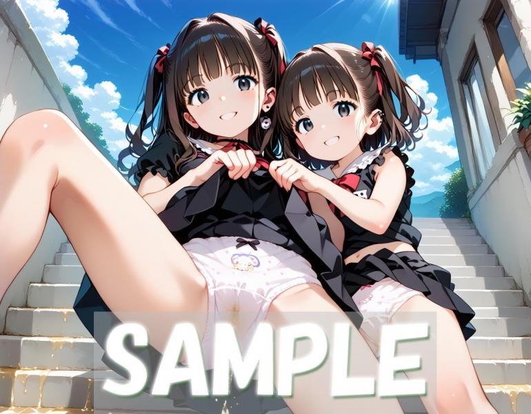A4サイズ （高画質）ポスター オリジナル アニメ キャラ 同人 水着