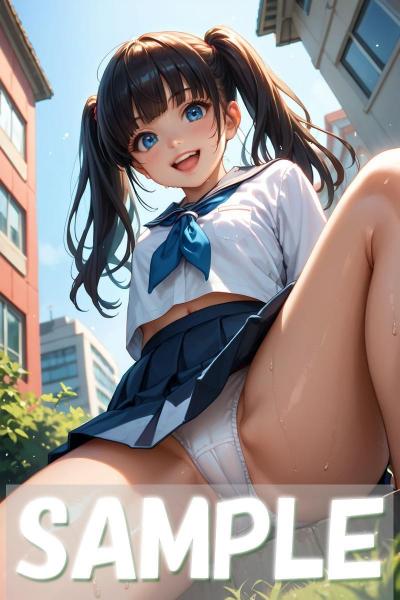 A4サイズ （高画質）ポスター オリジナル アニメ キャラ 同人 水着