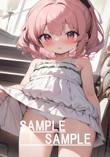 A4サイズ （高画質）ポスター オリジナル アニメ キャラ 同人 水着