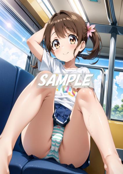 A4サイズ （高画質）ポスター オリジナル アニメ キャラ 同人 水着