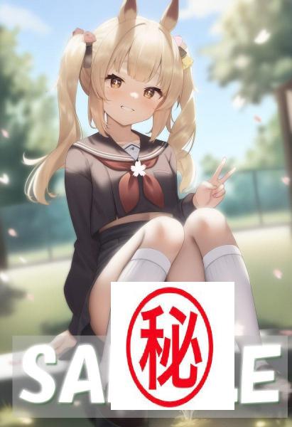 A4サイズ （高画質）ポスター オリジナル アニメ キャラ 同人 水着