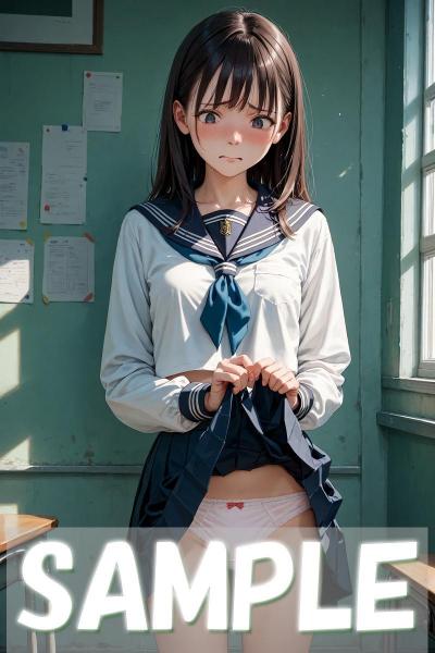 A4サイズ （高画質）ポスター オリジナル アニメ キャラ 同人 水着
