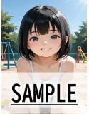 A4サイズ （高画質）ポスター オリジナル アニメ キャラ 同人 水着
