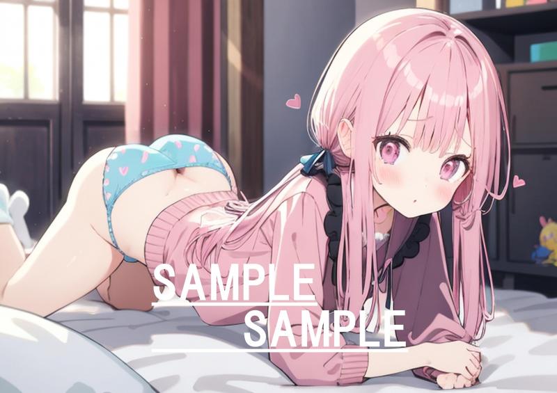 A4サイズ （高画質）ポスター オリジナル アニメ キャラ 同人 水着