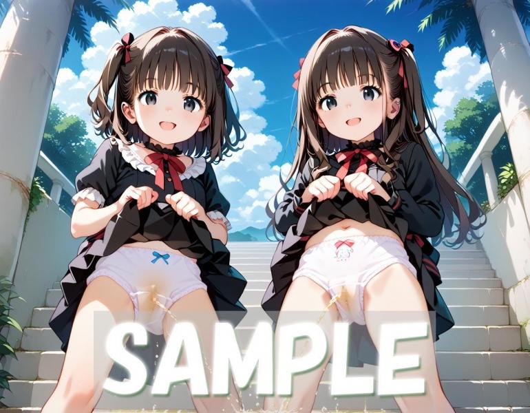 A4サイズ （高画質）ポスター オリジナル アニメ キャラ 同人 水着