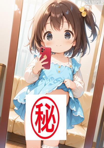 A4サイズ （高画質）ポスター オリジナル アニメ キャラ 同人 水着