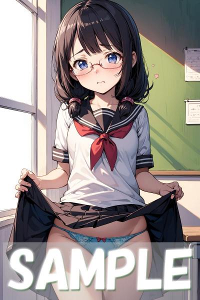 A4サイズ （高画質）ポスター オリジナル アニメ キャラ 同人 水着