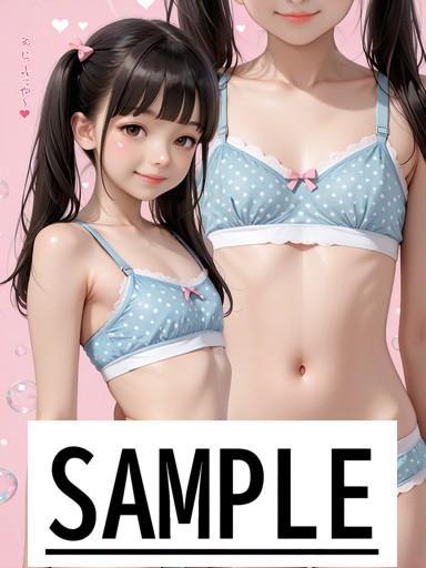 A4サイズ (高画質)ポスター オリジナル アニメ キャラ 同人 水着