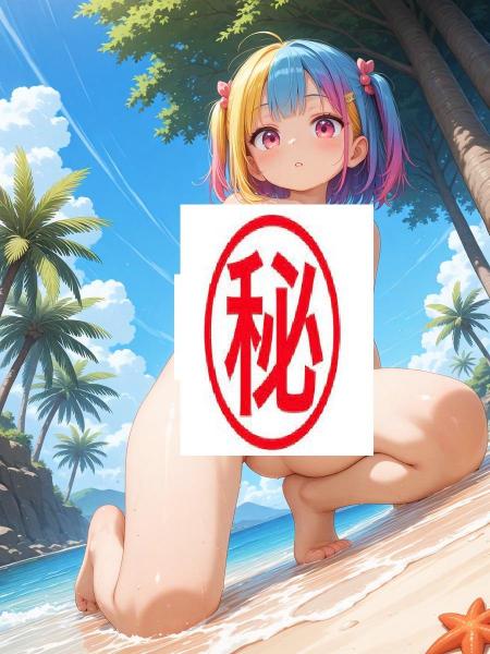 A4サイズ （高画質）ポスター オリジナル アニメ キャラ 同人 水着