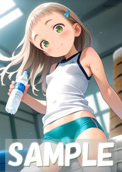 A4サイズ （高画質）ポスター オリジナル アニメ キャラ 同人 水着