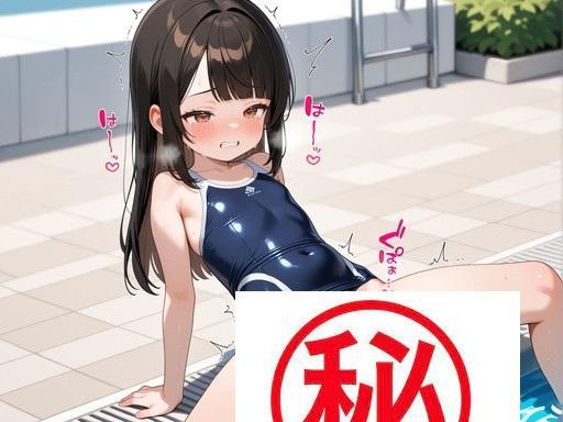 A4サイズ （高画質）ポスター オリジナル アニメ キャラ 同人 水着