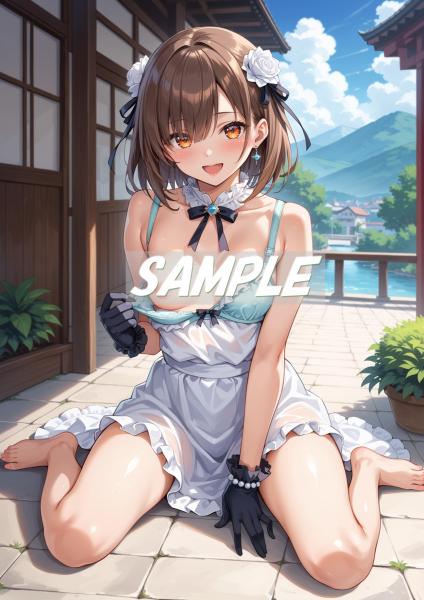 A4サイズ （高画質）ポスター オリジナル アニメ キャラ 同人 水着
