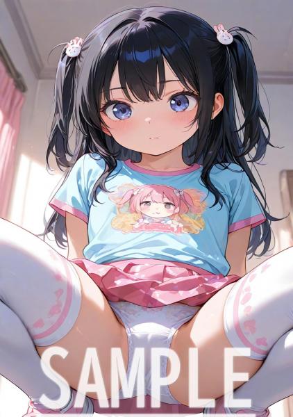 A4サイズ （高画質）ポスター オリジナル アニメ キャラ 同人 水着