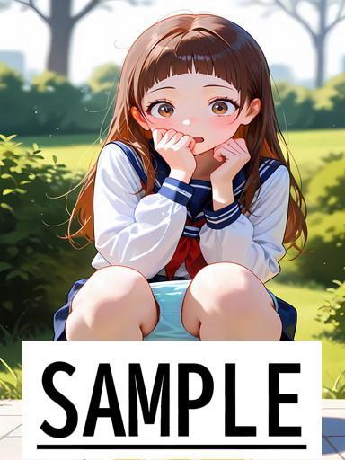 A4サイズ （高画質）ポスター オリジナル アニメ キャラ 同人 水着