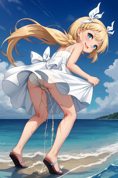 A4サイズ （高画質）ポスター オリジナル アニメ キャラ 同人 水着