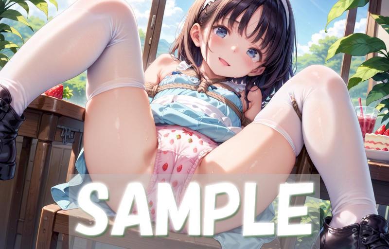 A4サイズ （高画質）ポスター オリジナル アニメ キャラ 同人 水着