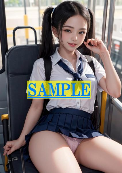A4サイズ （高画質）ポスター オリジナル 美人 制服