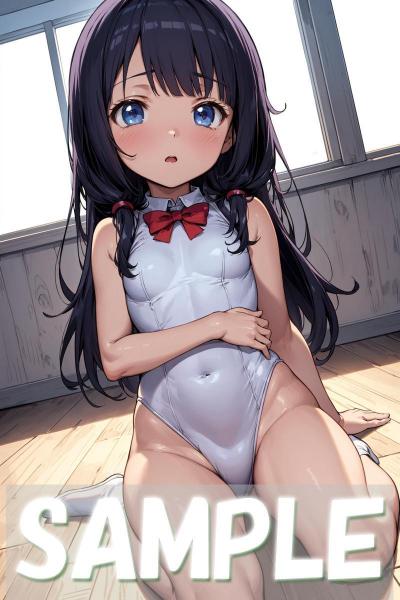 A4サイズ （高画質）ポスター オリジナル アニメ キャラ 同人 水着