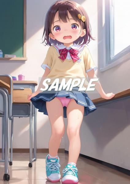 A4サイズ （高画質）ポスター オリジナル アニメ キャラ 同人 水着