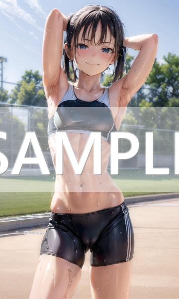 A4サイズ （高画質）ポスター オリジナル アニメ キャラ 同人 水着