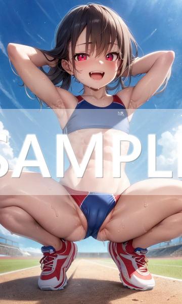A4サイズ （高画質）ポスター オリジナル アニメ キャラ 同人 水着