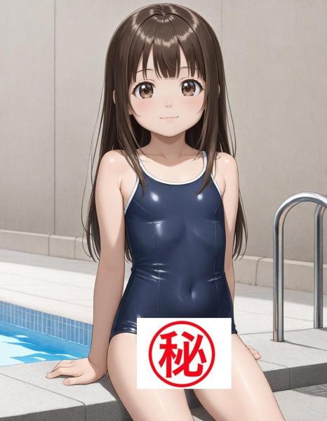 A4サイズ （高画質）ポスター オリジナル アニメ キャラ 同人 水着