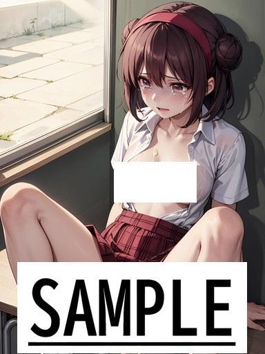 A4サイズ （高画質）ポスター オリジナル アニメ キャラ 同人 水着