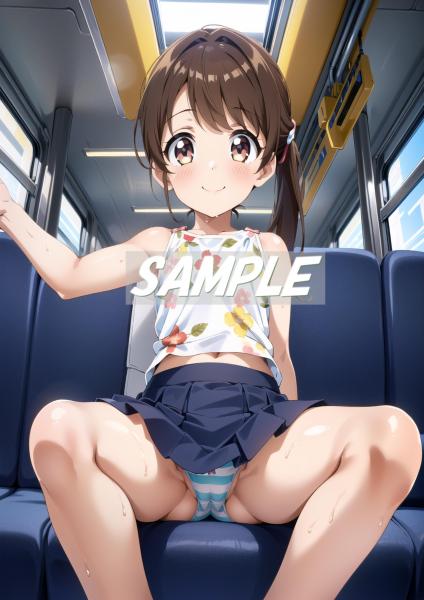 A4サイズ （高画質）ポスター オリジナル アニメ キャラ 同人 水着