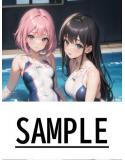 A4サイズ （高画質）ポスター オリジナル アニメ キャラ 同人 水着