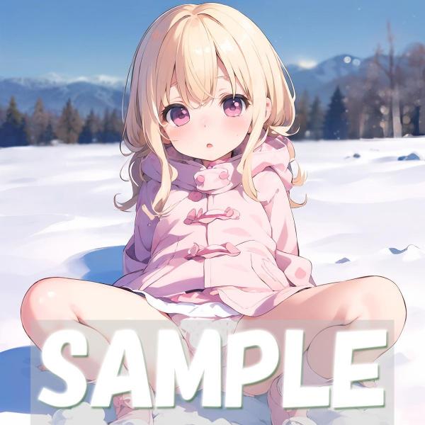 A4サイズ （高画質）ポスター オリジナル アニメ キャラ 同人 水着