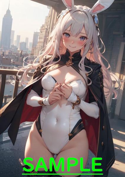 A4サイズ （高画質）ポスター オリジナル アニメ キャラ 同人 水着