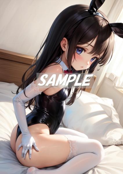 A4サイズ （高画質）ポスター オリジナル アニメ キャラ 同人 水着