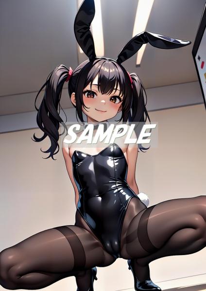 A4サイズ （高画質）ポスター オリジナル アニメ キャラ 同人 水着