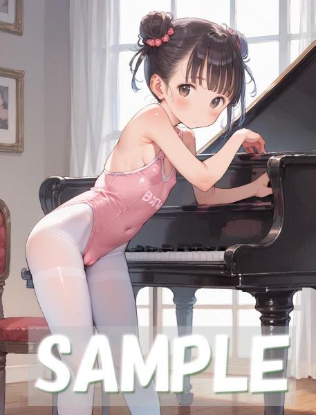 A4サイズ （高画質）ポスター オリジナル アニメ キャラ 同人 水着
