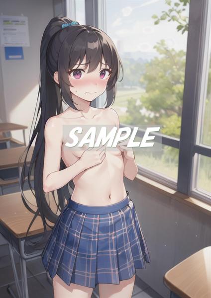 A4サイズ （高画質）ポスター オリジナル アニメ キャラ 同人 水着
