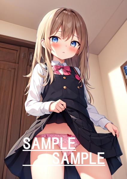 A4サイズ （高画質）ポスター オリジナル アニメ キャラ 同人 水着