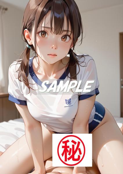A4サイズ （高画質）ポスター オリジナル アニメ キャラ 同人 水着