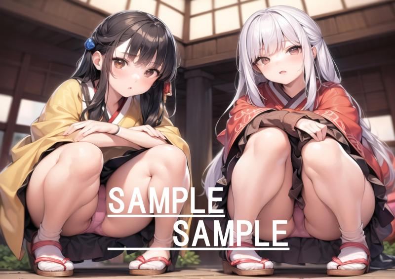A4サイズ （高画質）ポスター オリジナル アニメ キャラ 同人 水着