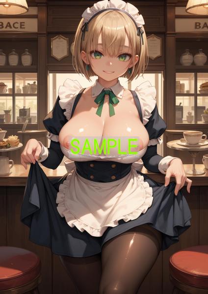A4サイズ （高画質）ポスター オリジナル アニメ キャラ 同人 水着