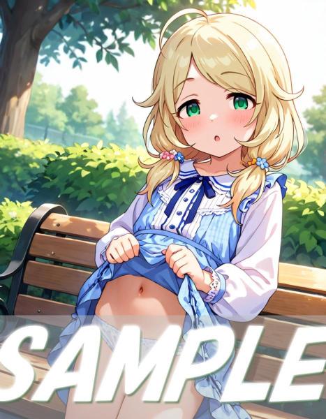 A4サイズ （高画質）ポスター オリジナル アニメ キャラ 同人 水着