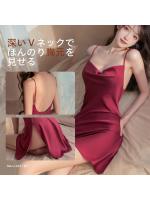   催●性ガイド セクシー  ナイトドレス 赤