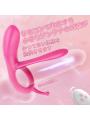 電動ペニスリング  リモトレタイプ 強力振動 持久力アップ コンパクト Gスポット刺激とクリ責めも可能 遠隔絶頂  カップル共有可  柔らかいシリコン  防水 SM
