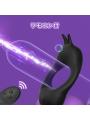 玉袋トレ?黒武士S  玉袋もペニスもトレ可  多段階多種類振動  ダブル振動タイプ  強力刺激 持久力アップ  クリ責め  前戯  夫婦共有可  ペニス拘束具  遠隔絶頂  シリコン  防水 SM