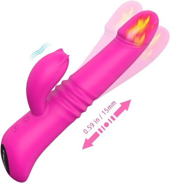 電マ/バイブ 女性用 アダルトグッズ 大人のおもちゃ/クリトリス 強力 潮吹き 42℃加熱 360度回転 伸縮 ピストン 振動モード Gスポット クリ刺激 二点同時攻め 中いき 即イキ/柔らかいシリコ 95 | エロリンク・女性用玩具データベース
